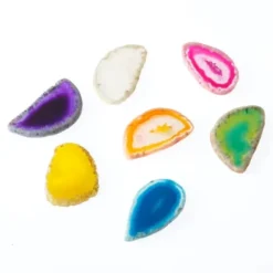 VIVAIO Agate Slice Set of 12